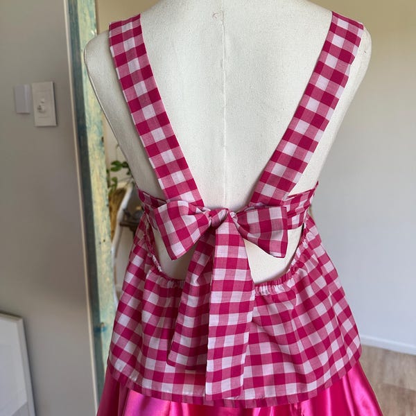 Tie Back Peplum Top Sewing Pattern for Women - Summer Blouse DIY