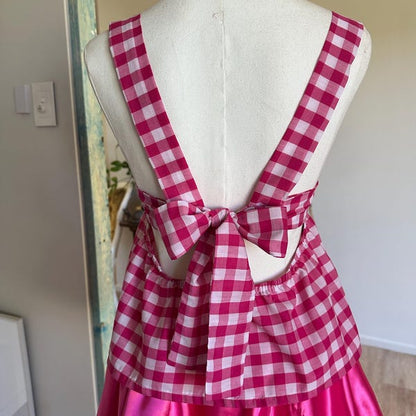 Tie Back Peplum Top Sewing Pattern for Women - Summer Blouse DIY